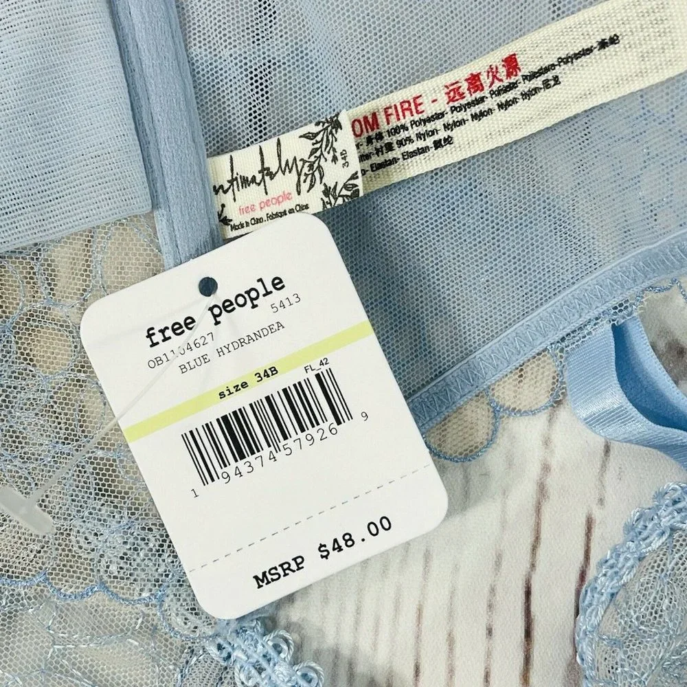 Free People Intimately Bralette Lucia Underwire - Picture 7 of 10